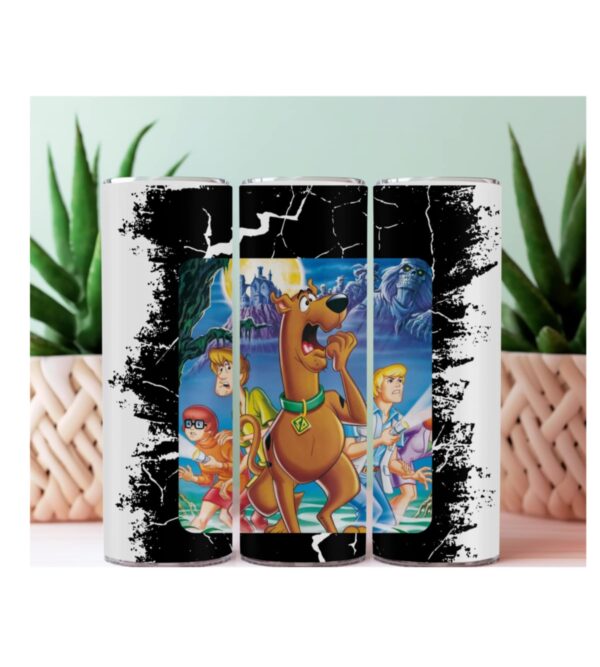 "Scooby Doo Black Thunder" 20oz Skinny Tumbler
